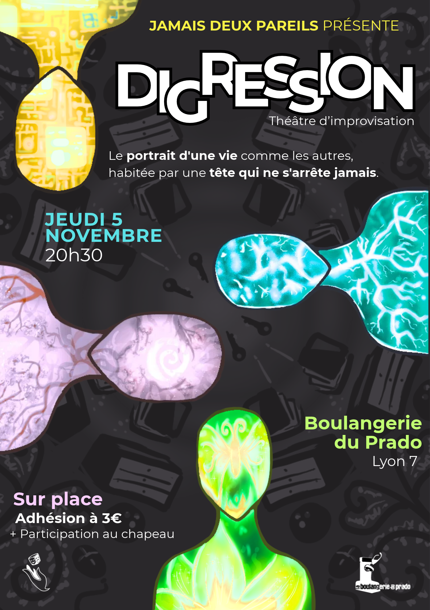 Affiche du spectacle Digression